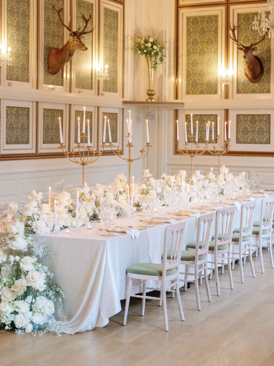 A 12-person 3-day micro-wedding in a historic Scottish castle