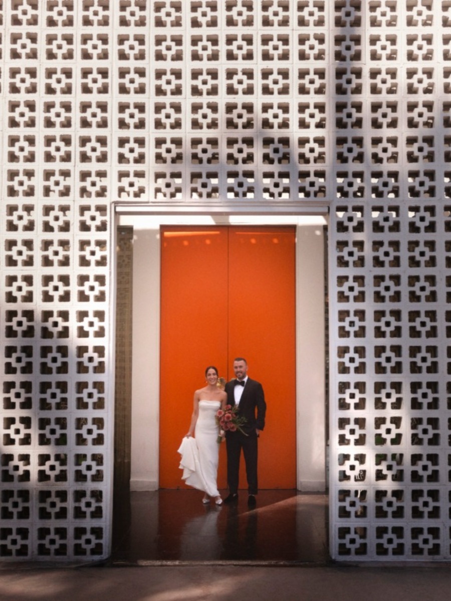 From elegant boho to all-night disco at this Palm Springs wedding