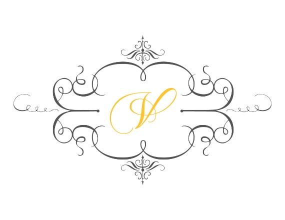 Fancy Custom Free Printable Wedding Monogram