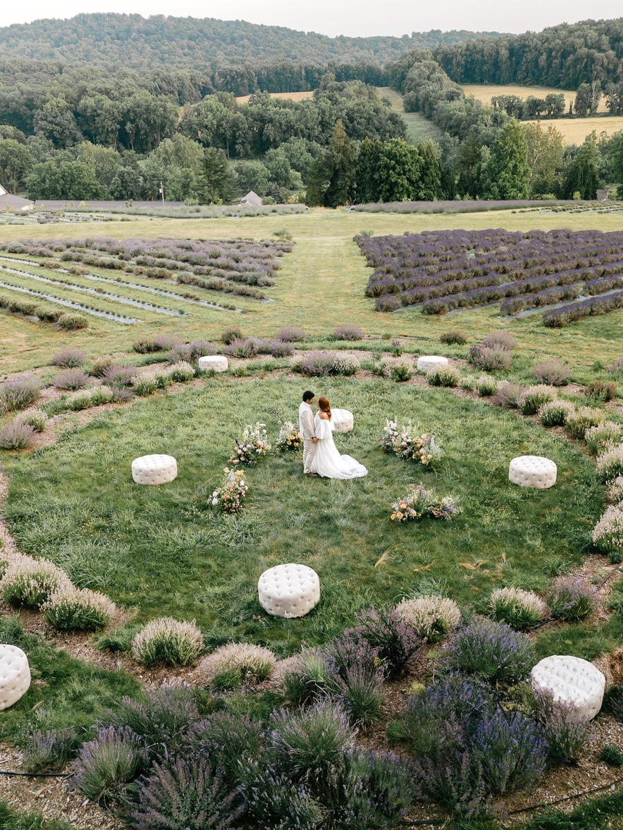 lavender field wedding venue