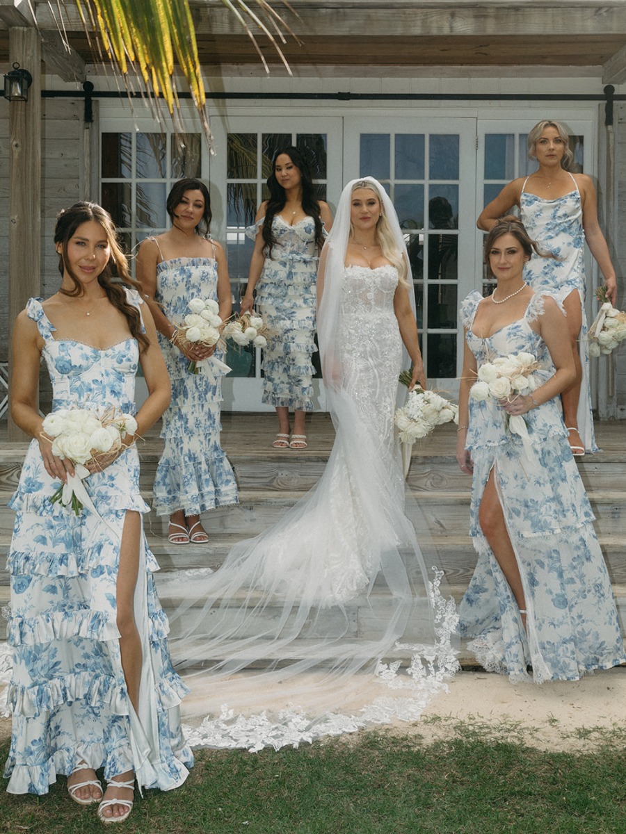 Laidback luxe wedding on a Caribbean island you have to reach by boat