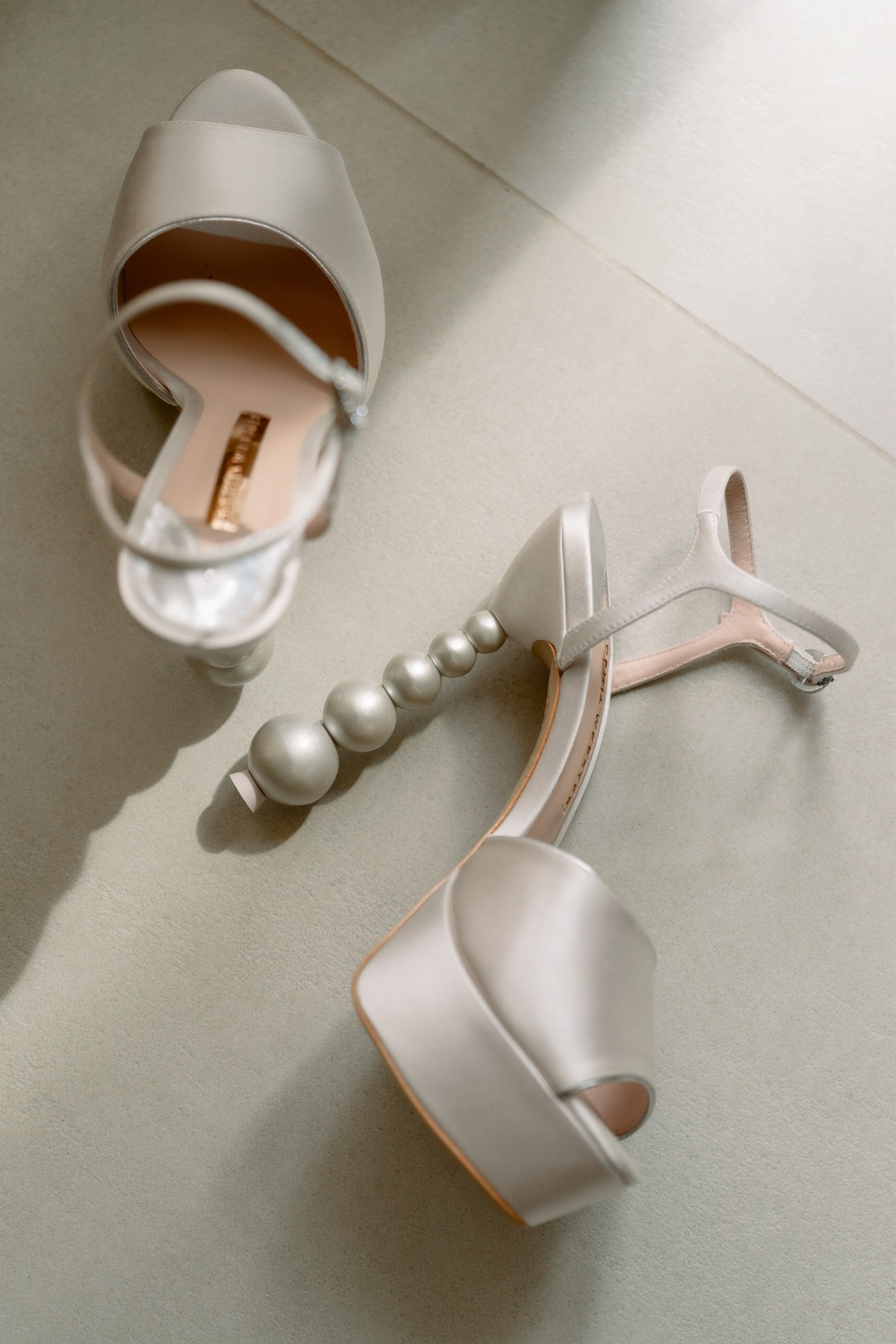 pearl wedding shoes