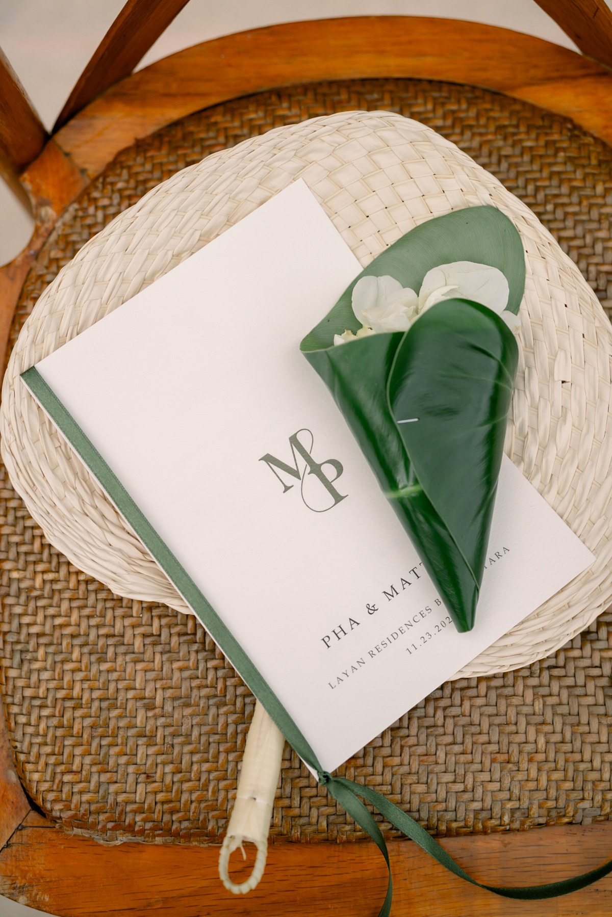 tropical wedding favors