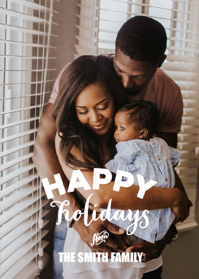 Happy Holidays Photo Card