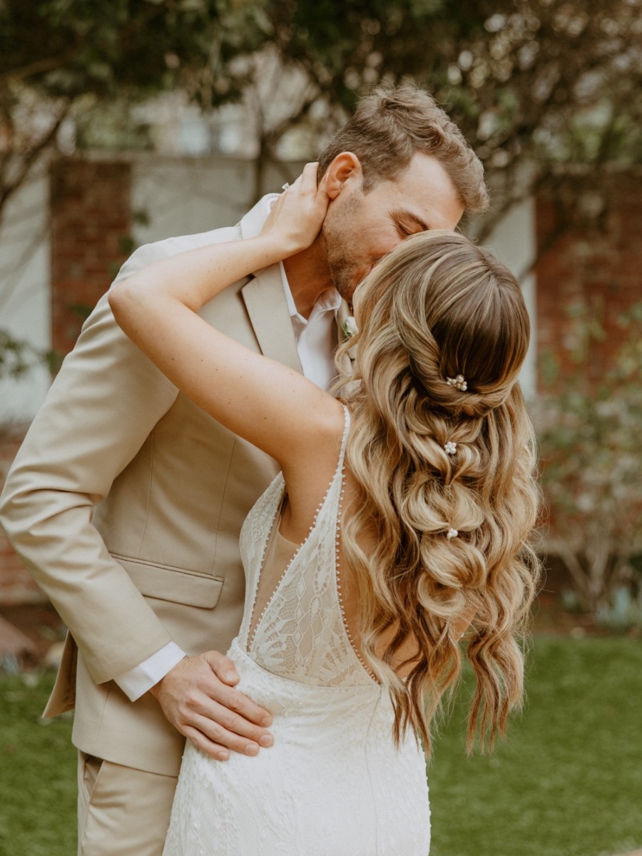 Rain couldn't ruin this elegant boho surf wedding in San Clemente
